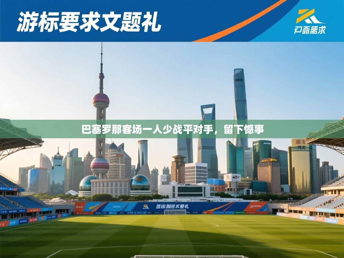 巴塞罗那客场一人少战平对手，留下憾事  第1张